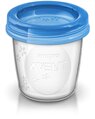 Контейнеры Philips Avent SCF618/10 для хранения грудного молока + 2 адаптера для молокоотсоса, 180 мл, 10 шт
