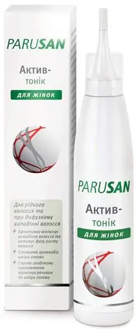 Актив-тонік Parusan для жінок для рідкого волосся схильного до випадіння, 200 мл