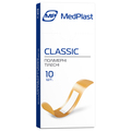 Набор пластырей MP MedPlast CLASSIC на полимерной основе, размером 19 мм х 72 мм, телесные, 10 штук