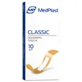 Набір пластирів MP MedPlast CLASSIC на полімерній основі, розміром 19 мм х 72 мм, тілесні, 10 штук