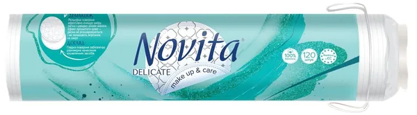 Ватні диски Novita Delicate, 120 шт