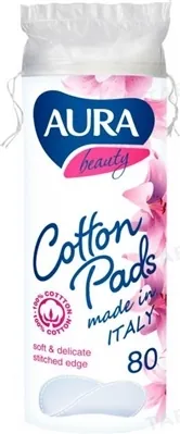 Ватні диски Aura Beauty, 80 штук