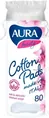 Ватні диски Aura Beauty, 80 штук