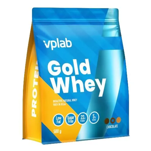 Протеїн сироватковий концентрат VPLab Gold Whey шоколад, 500 г