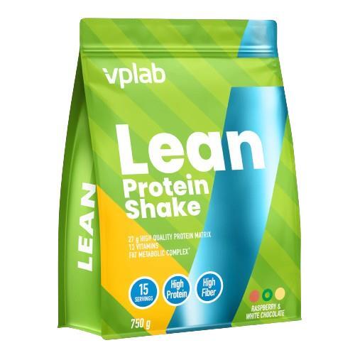 Протеин VPLab Lean Protein Shake малина-белый шоколад, 750 г