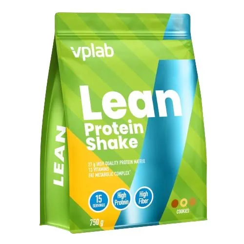 Протеїн сироватковий змішаний VPLab Lean Protein Shake печиво, 750 г