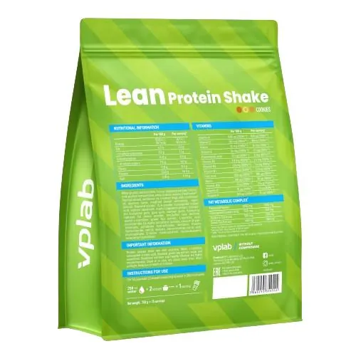 Протеїн сироватковий змішаний VPLab Lean Protein Shake печиво, 750 г
