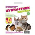 Наполнитель для кошачьего туалета Пушистики древесный, 5 кг