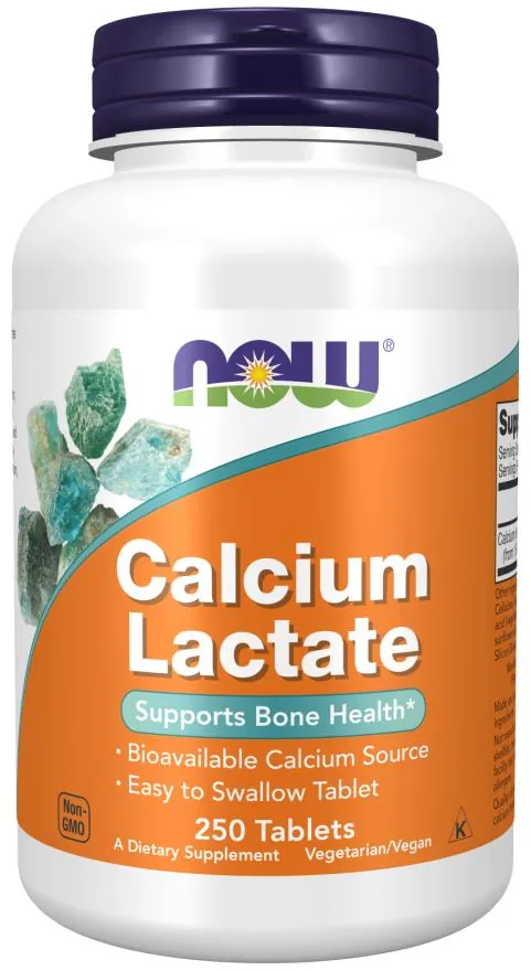 Кальцію Лактат NOW Calcium Lactate таблетки №250