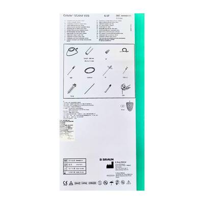 Порт-система, имплантируемая Celsite ST205F ECG, для взрослых 6,5F с кабелем ЭКГ