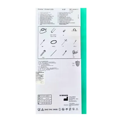 Порт-система, що імплантується B.Braun Celsite ST205F ECG, для дорослих 6,5F з кабелем ЕКГ