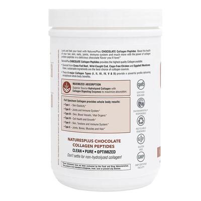 Коллагеновые пептиды Nature's Plus Collagen Peptides шоколад, 378 г