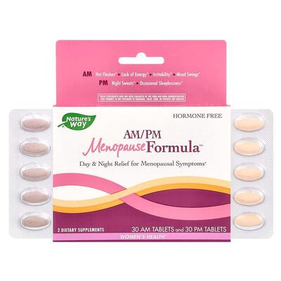 Комплекс при менопаузе Nature's Way AM/PM Menopause, 60 таблеток