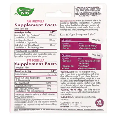 Комплекс при менопаузі Nature's Way AM/PM Menopause, 60 таблеток
