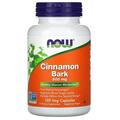 Корица NOW Cinnamon Bark 600 мг, 120 капсул