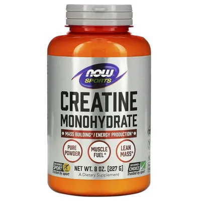 Креатин моногідрат Now Sports Creatine Monohydrate, 227 г