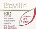 Дезодорант крем Hlavin Lavilin Bio Balance, 12,5 г
