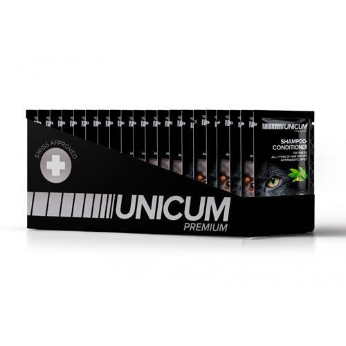 Шампунь-кондиционер для кошек Unicum UN-057 с маслом чайного дерева по 15 мл, 1 штука