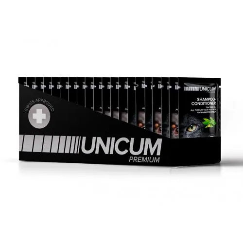 Шампунь-кондиціонер для кішок Unicum UN-057 з олією чайного дерева по 15 мл, 1 штука