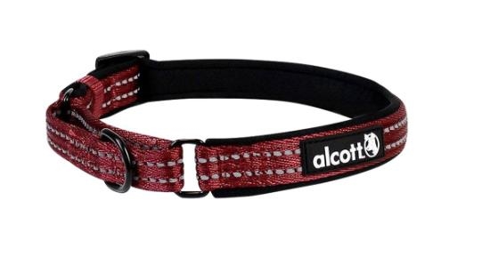 Ошейник Alcott Martingale 105333 размер M 35-50 см, красный