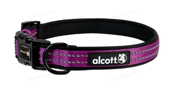 Нашийник Alcott 107221 розмір S 25-35 см, фіолетовий