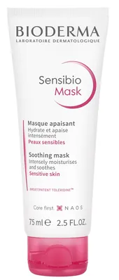 Маска Bioderma Sensibio зволожуюча для обличчя, для чутливої шкіри, 75 мл
