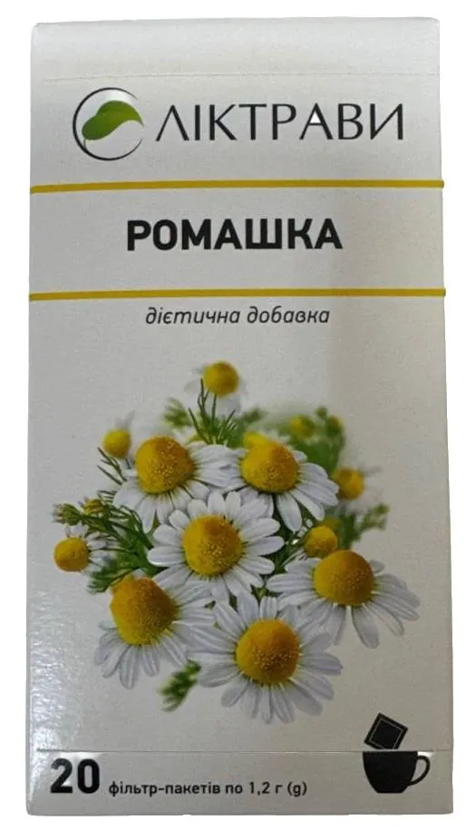 Ромашка фіточай по 1.2 г №20 у філ.-пак.