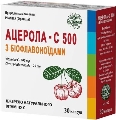 Ацерола-С 500 з біофлавоноїдами капсули по 800 мг №30