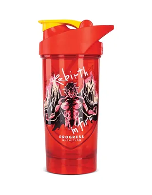 Шейкер Progress Nutrition rebirth in fire Фенікс, червоний, 700 мл