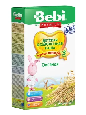 Каша безмолочна Bebi Premium Вівсяна, з 5 місяців, 200 г