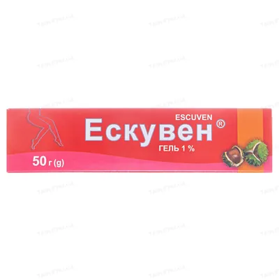 Ескувен гель 1 % по 50 г у тубах