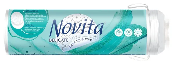 Ватні диски Novita Delicate, 100 шт