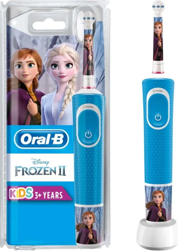 Електрична зубна щітка Braun Oral-B Kids Frozen-II D100.413.2К дитяча вік 3+