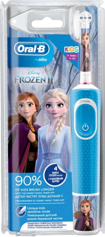 Электрическая зубная щетка Braun Oral-B Kids Frozen-II D100.413.2К детская возраст 3+