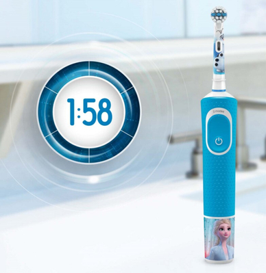 Электрическая зубная щетка Braun Oral-B Kids Frozen-II D100.413.2К детская возраст 3+
