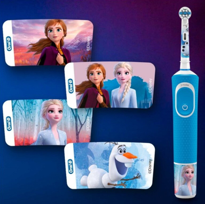 Электрическая зубная щетка Braun Oral-B Kids Frozen-II D100.413.2К детская возраст 3+