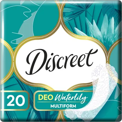 Прокладки щоденні Discreet Waterlily Deo Multiform, 20 шт
