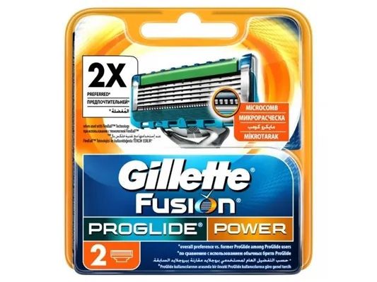Картриджі змінні для гоління Gillette Fusion 5 ProGlide Power, 2 шт