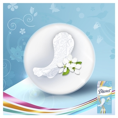 Прокладки щоденні Discreet Deo Spring Breeze Multiform, 60 штук