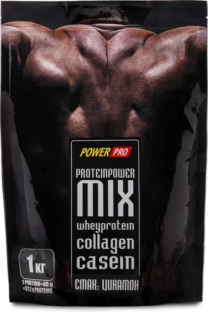 Протеїн комплексний Power Pro Protein Power MIX кориця, 1 кг