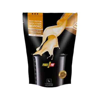 Протеїн сироватковий змішаний Power Pro Whey Protein + урсолова кислота, іриска, 1 кг