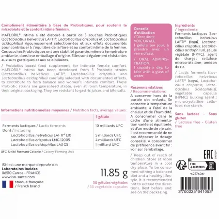 Мафлорил Інтима Ineldea Mafloril Intima капсули №30 (15х2)