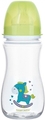 Бутылочка антиколиковая Canpol Babies EasyStart Toys 35/222_gre с широким отверстием, 300 мл
