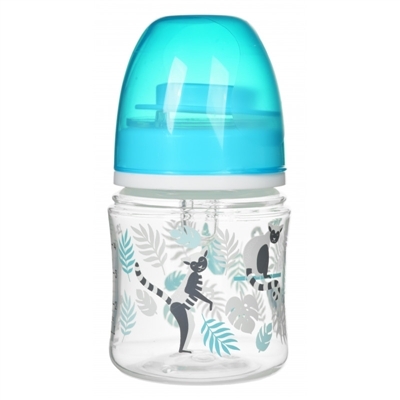 Пляшечка антиколікова Canpol Babies EasyStart PPJungle 35/226_grey з широким отвором , 120 мл