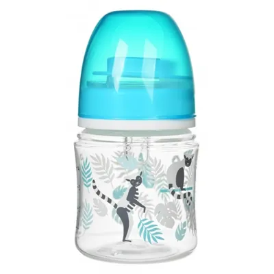 Пляшечка антиколікова Canpol Babies EasyStart PPJungle 35/226_grey з широким отвором , 120 мл