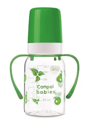 Пляшечка Canpol Babies BPA Free 11/821 з ручкою, 120 мл