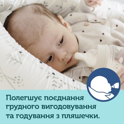 Соска силіконова Canpol Babies EasyStart 21/734 3-позиційна для пляшечок з широким отвором, від 3 місяців, 2 шт