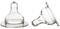 Соска силіконова Canpol Babies EasyStart 21/734 3-позиційна для пляшечок з широким отвором, від 3 місяців, 2 шт