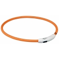 Ошейник Trixie 12705 светящийся с USB L-XL, 65 см/7мм , оранжевый