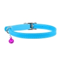 Ошейник для котят Collar 32482 WAUDOG Glamour с резинкой, ширина 9 мм длина 22-30 см, голубой